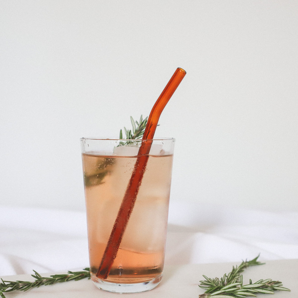 Wide Smoothie Glass Straws - Clear – Brook Drabot Glass